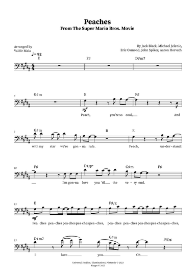 Peaches (arr. Valdir Maia)