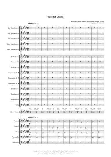 Feeling Good (arr. Brian Pesoth)