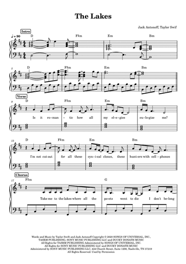 The Lakes (arr. Anacrusa)