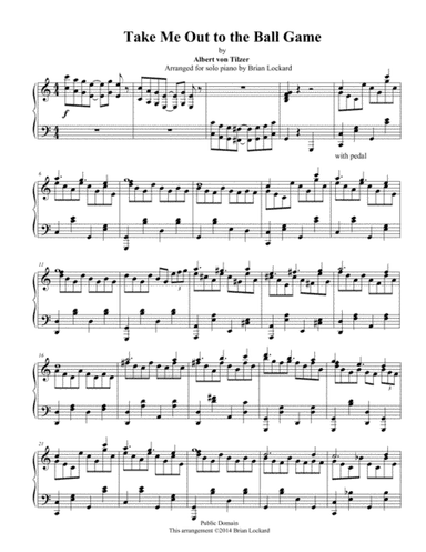 Take Me Out to the Ballgame (as performed by SOUNDSKETCH) (arr. Brian Lockard)