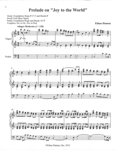 Prelude on "Joy to the World"