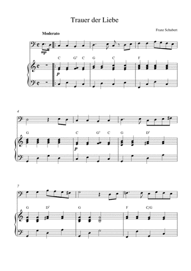Trauer der Liebe (arr. Kaiserin Rebecca)