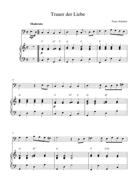Trauer der Liebe (arr. Kaiserin Rebecca)