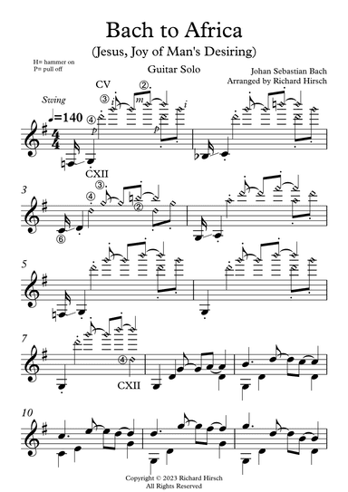 Bach to Africa (arr. Richard Hirsch)