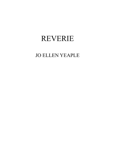 Reverie (for Piano and Clarinet)