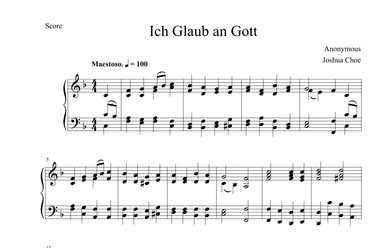 Ich Glaub an Gott