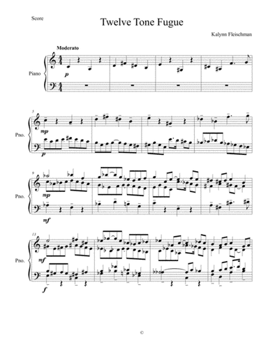 Twelve-Tone Fugue