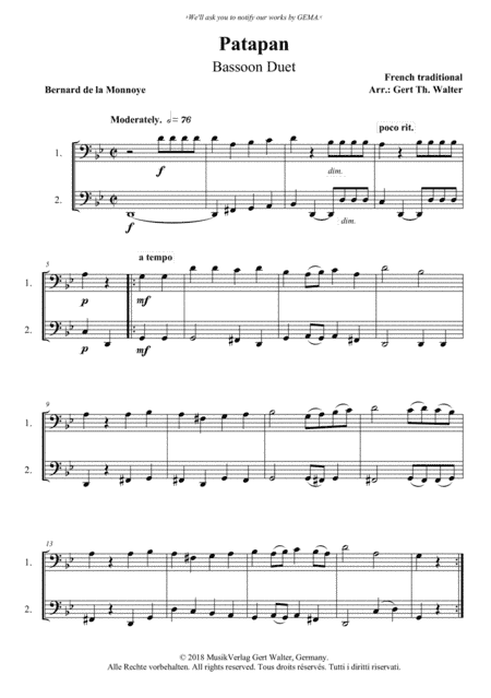 Patapan (arr. Gert Th. Walter)