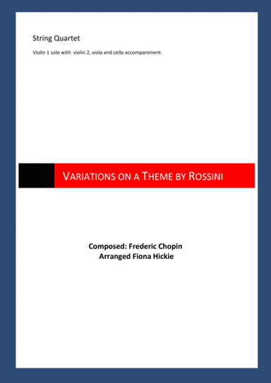 Variations on a Theme By Rossini (arr. Fiona Hickie)