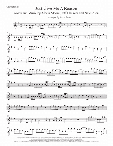 Just Give Me A Reason (arr. Kevin Busse)