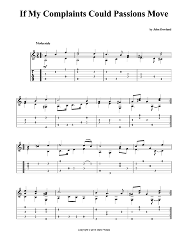 If My Complaints Could Passions Move (arr. Mark Phillips)