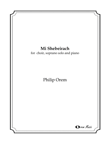 Mi Shebeirach