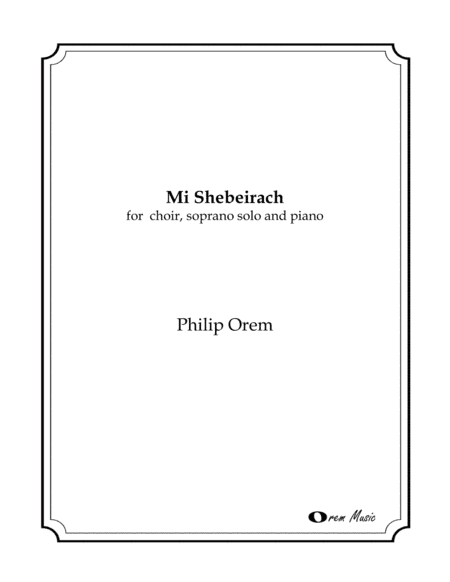 Mi Shebeirach
