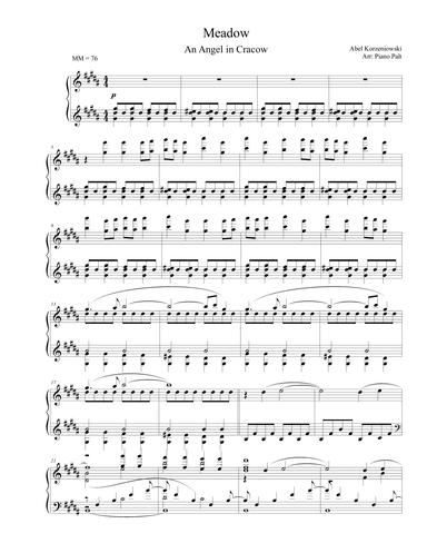 Meadow (arr. Piano Palt)