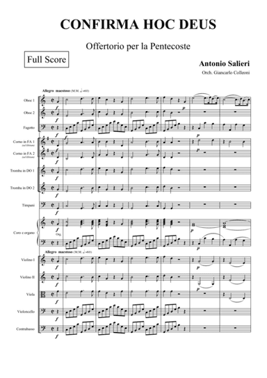 Confirma hoc Deus (arr. Giancarlo Colleoni)