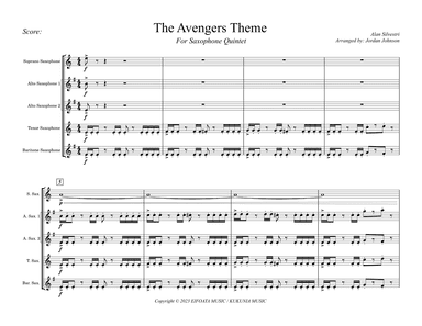 Avenger Theme (arr. Jordan Johnson)