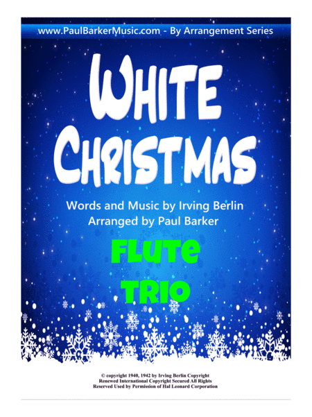 White Christmas (arr. Paul Barker)