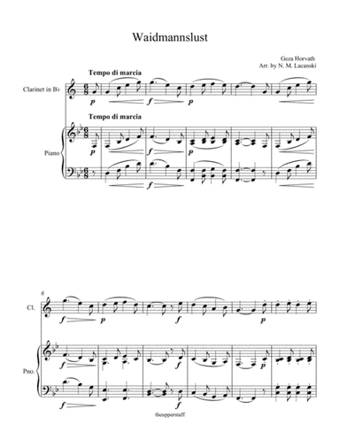 Waidmannslust (arr. Nick Lacanski)