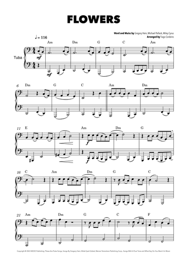 Flowers (arr. Tiago Cordeiro)