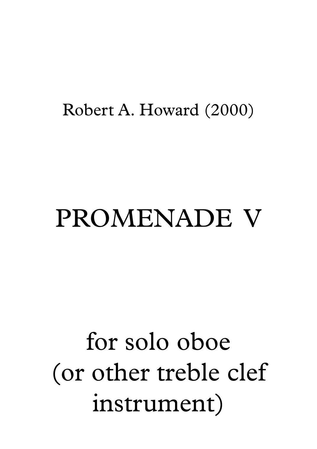Promenade V