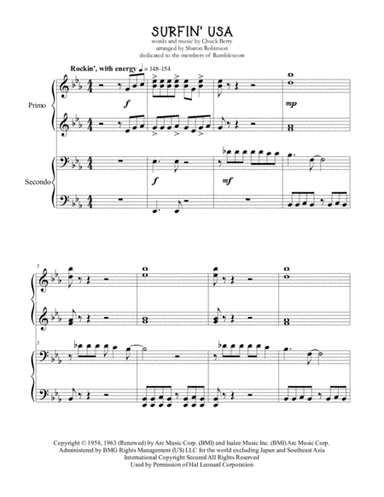 Surfin' U.S.A. (arr. Sharon M Robinson)