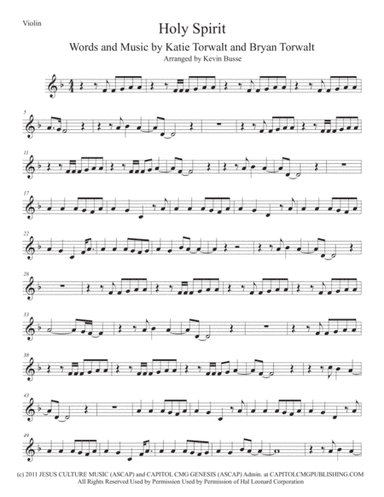 Holy Spirit (arr. Kevin Busse)