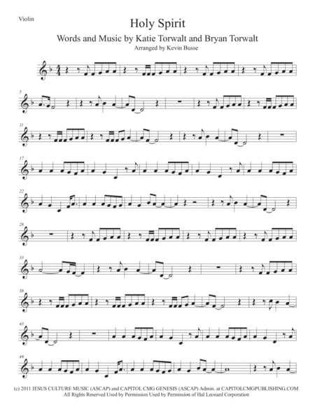 Holy Spirit (arr. Kevin Busse)