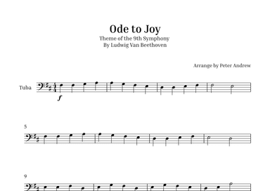 Ode to Joy (arr. Peter Andrew)