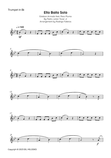 Ella Baila Sola (arr. Rodrigo Faleiros)