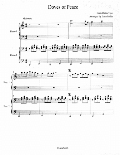 "Fly, Doves of Peace" by Russian composer I. Dunaevsky (arr. Lana Smith)