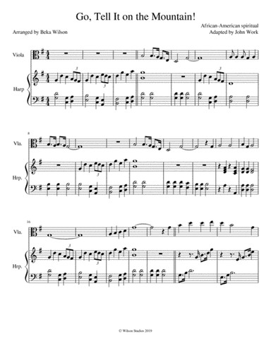 Go Tell It on the Mountain (arr. Beka Wilson)
