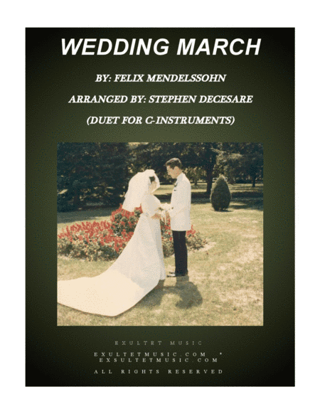 Wedding March (Duet for C-Instruments) (arr. Stephen DeCesare)