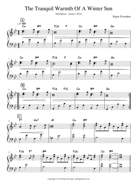 The Tranquil Warmth Of A Winter Sun