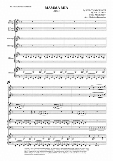 Mamma Mia (arr. Christian Bennedsen)
