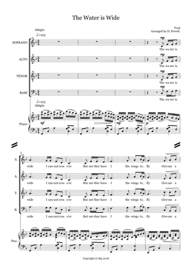 The Water Is Wide (arr. David Stephen Powell)