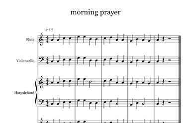 morning prayer