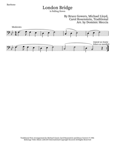 London Bridge (arr. Dominic Meccia)