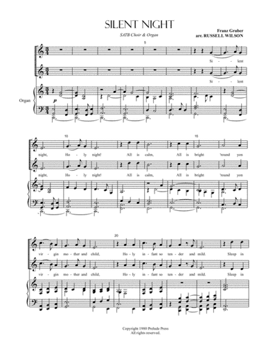 Silent Night (arr. Russell Wilson)