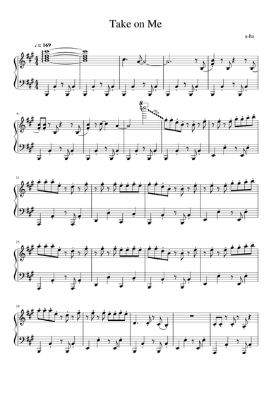 Take On Me (arr. Eduardo Sabino)