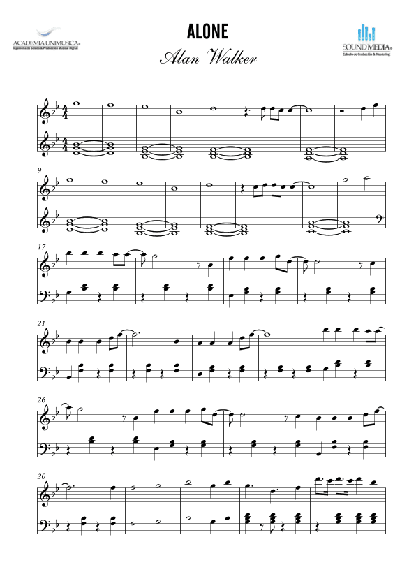 Alone (arr. Unimusic Academy (Academia Unimusica))
