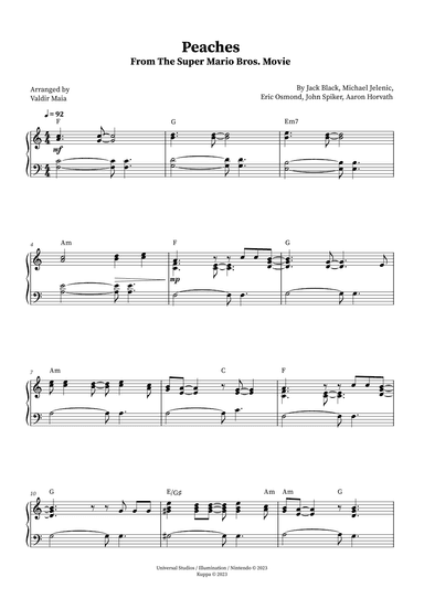 Peaches (arr. Valdir Maia)