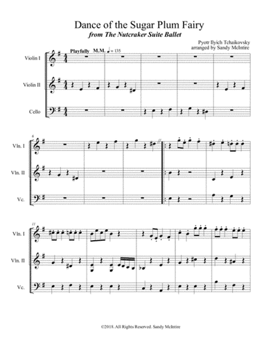 Dance of the Sugar Plum Fairy (arr. Sandy McIntire)