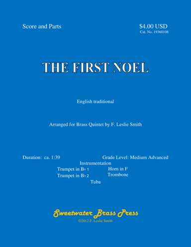 The First Noel (arr. F. Leslie Smith)