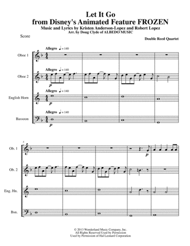 Let It Go (from Frozen) (arr. Doug Clyde)