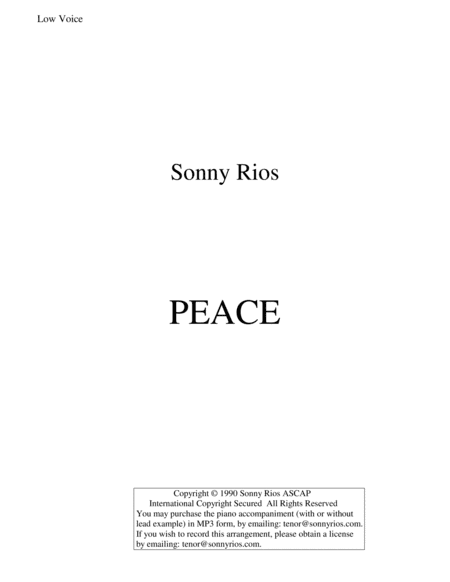 PEACE