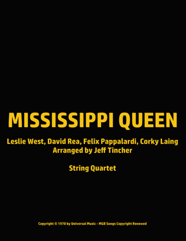 Mississippi Queen (arr. Jeff Tincher)
