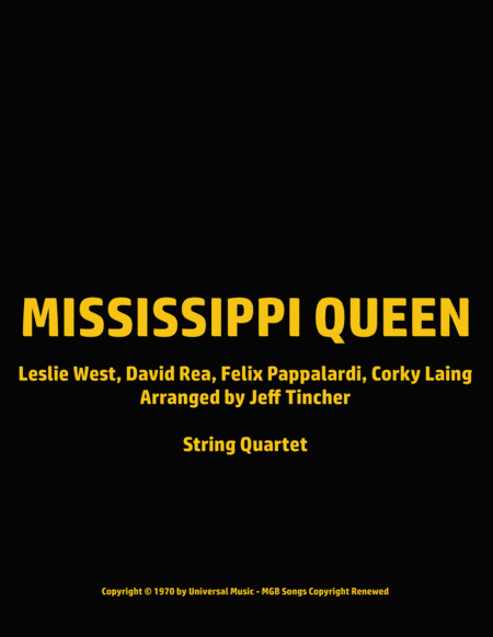 Mississippi Queen (arr. Jeff Tincher)