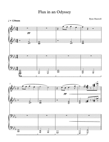 Flux in a Odyssey (Four Hands Two Piano)