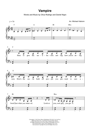 Vampire (arr. Michael Habrom)