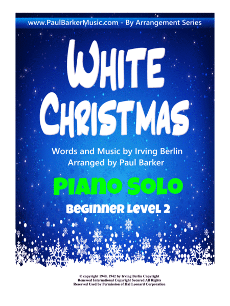 White Christmas (arr. Paul Barker)